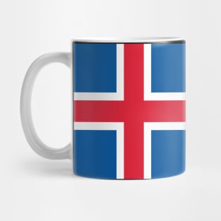 Iceland in Icelandic Flag Mug